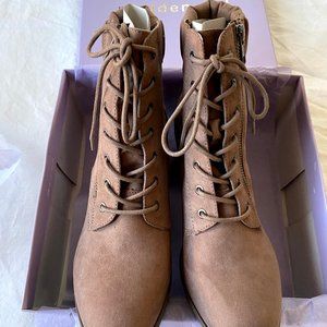 Madden Girl Brown Lace-up Boots, NWT Size 11